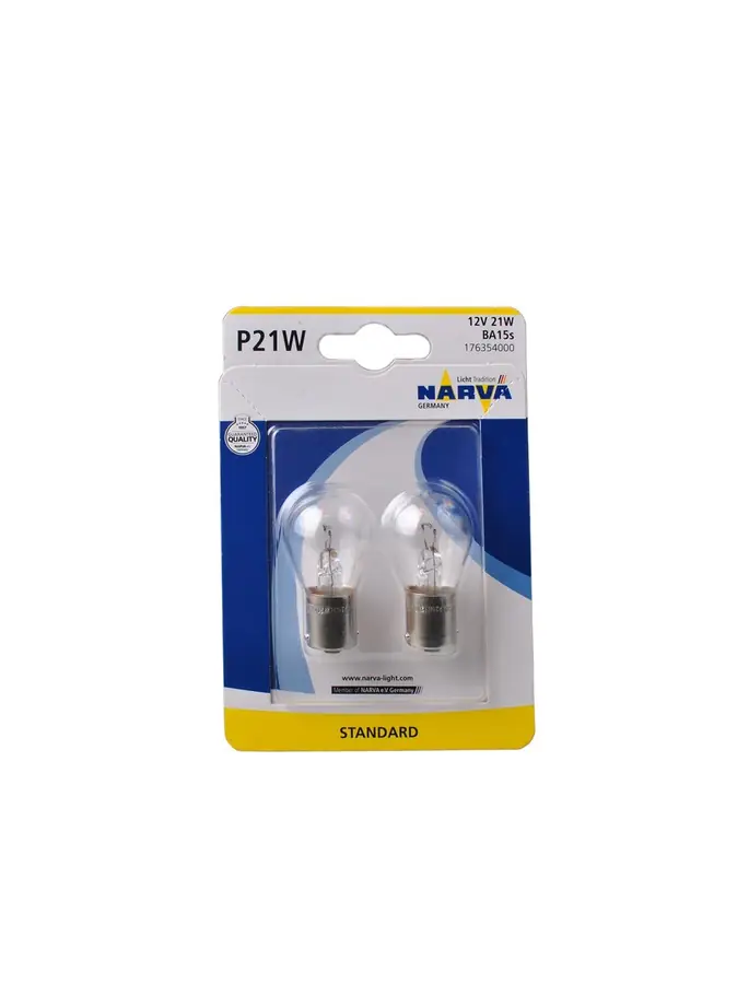 M-Tech Narva P21W Ba15S 21W 12V