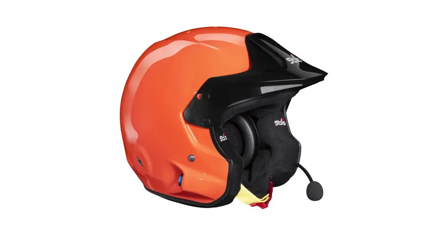 Casco rally Stilo VENTI4 Trophy Plus Offshore Composite naranja FIA 8859-24 SA2025 Pred. FIA 8858-10-TALLA 58