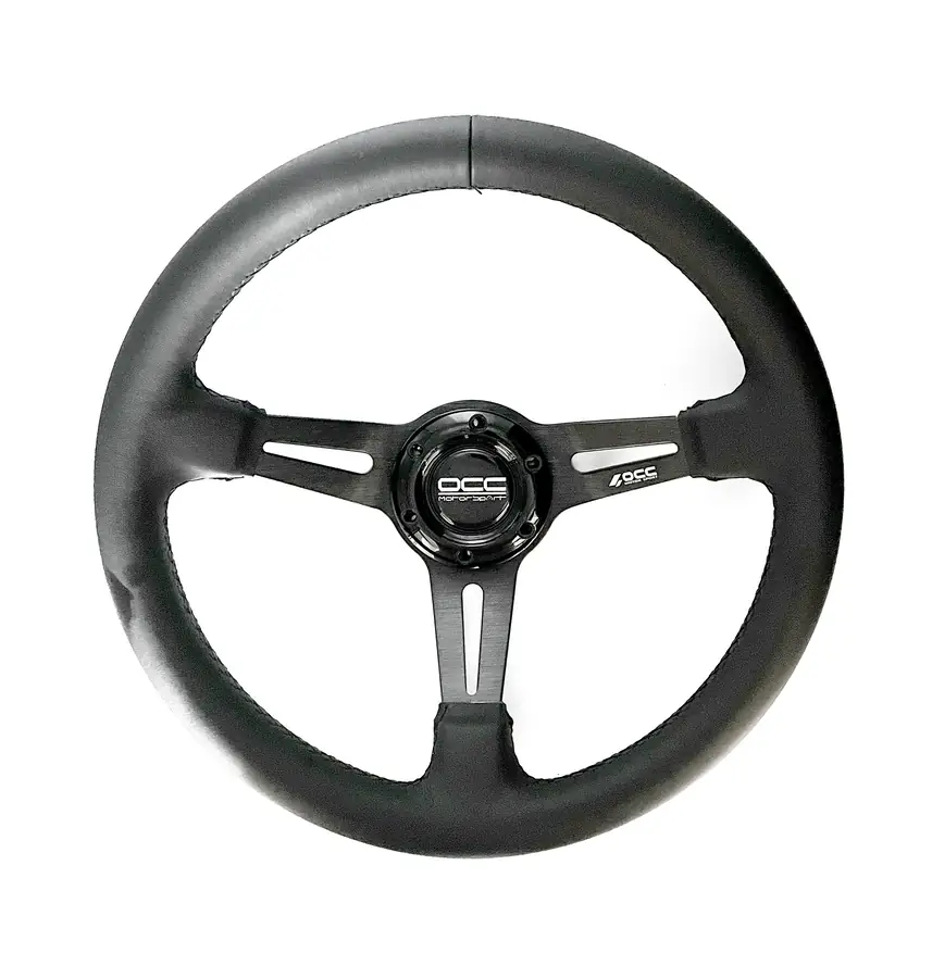 Volante Semidesplazado Mod. Classic Piel De Nappa Brazos Negros OCC Motorsport