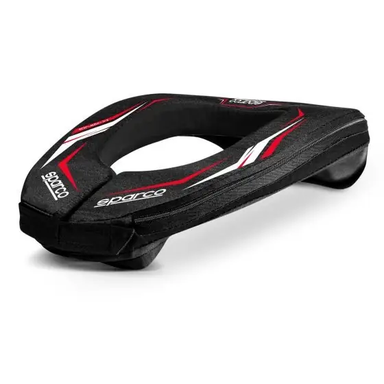 Collarín karting Sparco K-RING negro/rojo