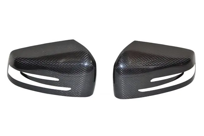Cubre espejos Carbono Mercedes W204 / W212 / W218 / W221 / Clase A / B / C / E / Glk / CLS - Fibra de Carbono