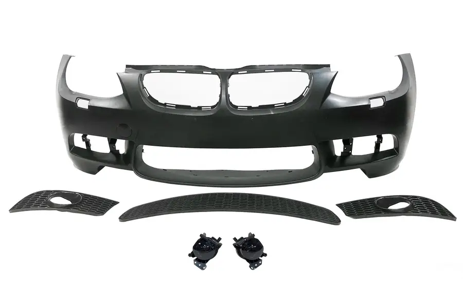 Paragolpes delantero BMW E92 / E93 2010-2012 LCI Look M3 Parrillas Antinieblas - Plástico ABS