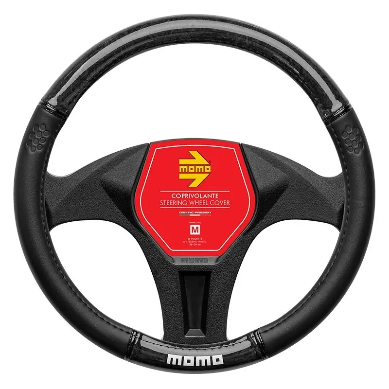 Funda de volante MOMO LUXURY WOOD BLACK M 38-39 cm