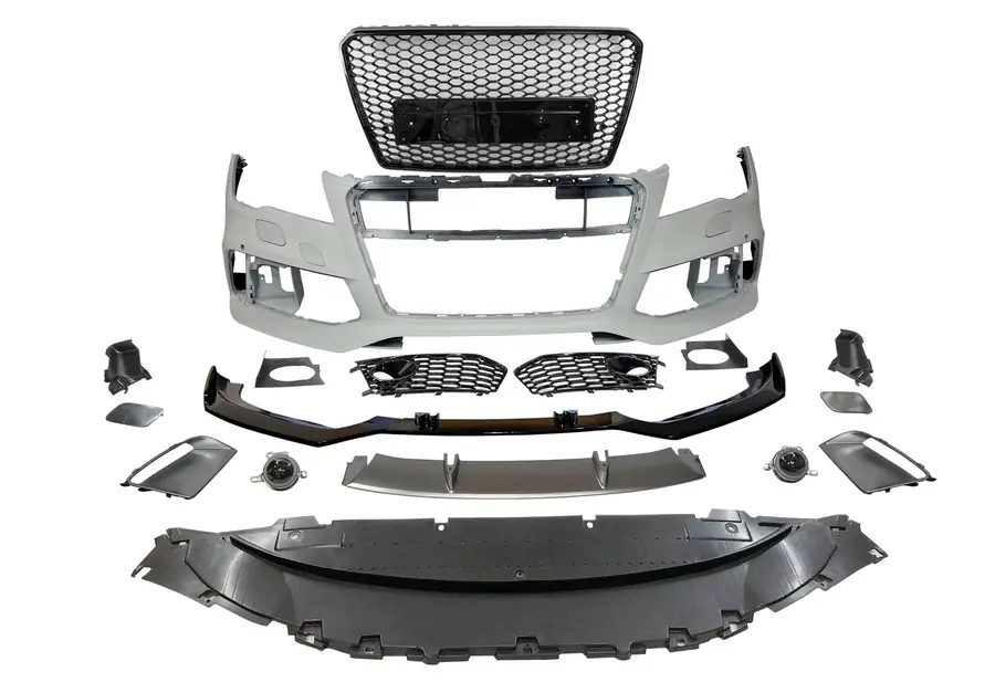 Paragolpes delantero Audi A7 2011-2014 Look RS7 Spoiler - Plástico ABS