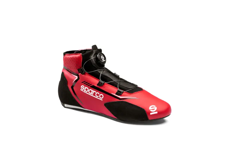Botines racing Sparco Rapid 2025 ROJAS/NEGRAS talla 42