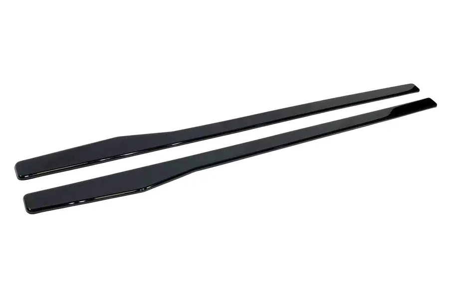 Difusor Taloneras Mercedes W204 Look AMG Negro Brillante - Plástico ABS