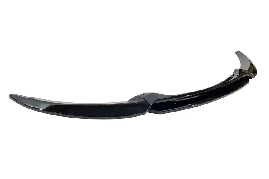 Spoiler delantero BMW E82 / E88 2020+ Look M SPORT Brillante Negro - Plástico ABS