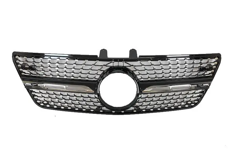 Parrilla Mercedes W164 LCI 2009-2012 Look Diamond Black - Plástico ABS