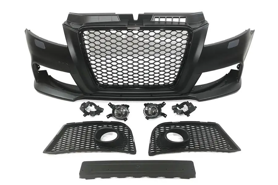 Paragolpes delantero Audi A3 Y Sportback 2009-2012 Look RS3 ABS Antinieblas - Plástico ABS