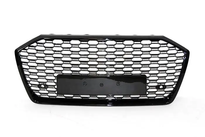 Parrilla Audi A6 2020 Look RS6 BLACK - Plástico ABS