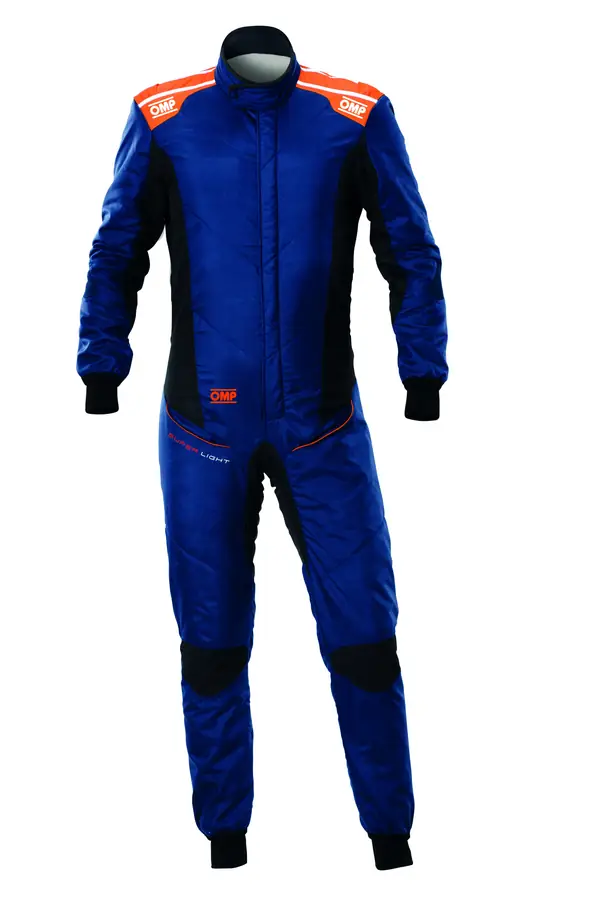 Mono racing OMP Tecnica Super Light FIA 8856-2018 azul Marino azul/flúor naranja talla 52