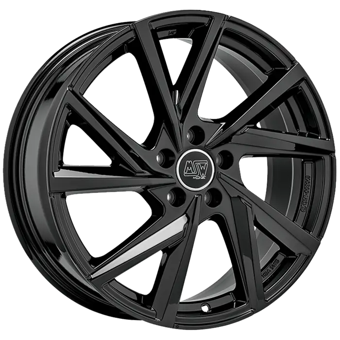 Llanta MSW 80-5 Negro Brillante 7.5x18 5x114.30 ET50