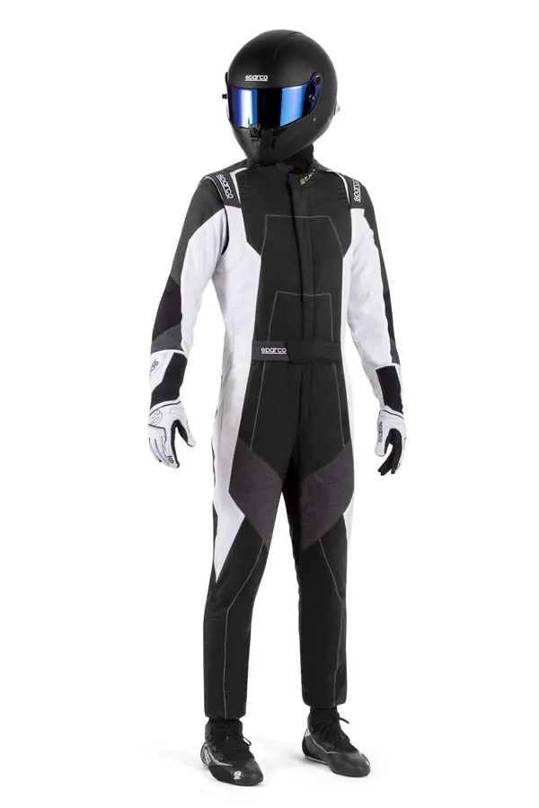 Mono racing Sparco R580 X-LIGHT negro/blanco talla 52