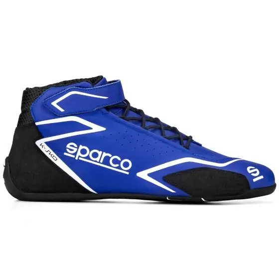 Botines racing Sparco K-SKID talla 48 azul/blanco