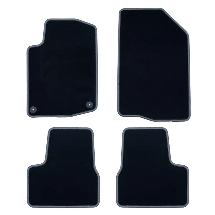 Alfombrilla a medida OCC Design PEUGEOT 208 (2012-2019) 5 PZ GRIS OSCURO