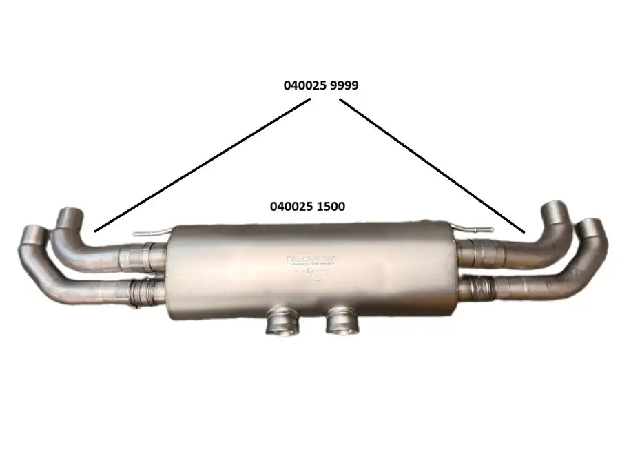 Escape deportivo Remus 040025 9999 para Audi Rs Q8 4.0L Turbo 441 (Dwn, With Gpf) 06-2024