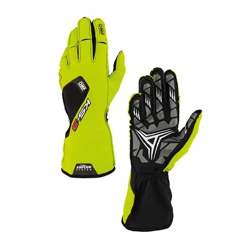 Guantes karting OMP karting KS-3 MY2026 amarillo/negro talla L