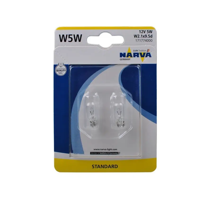 M-Tech Narva W5W W2,1X9,5D 5W 12V