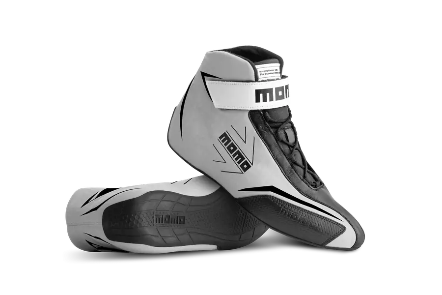 Botines racing MOMO Corsa Lite gris Claro 46 FIA