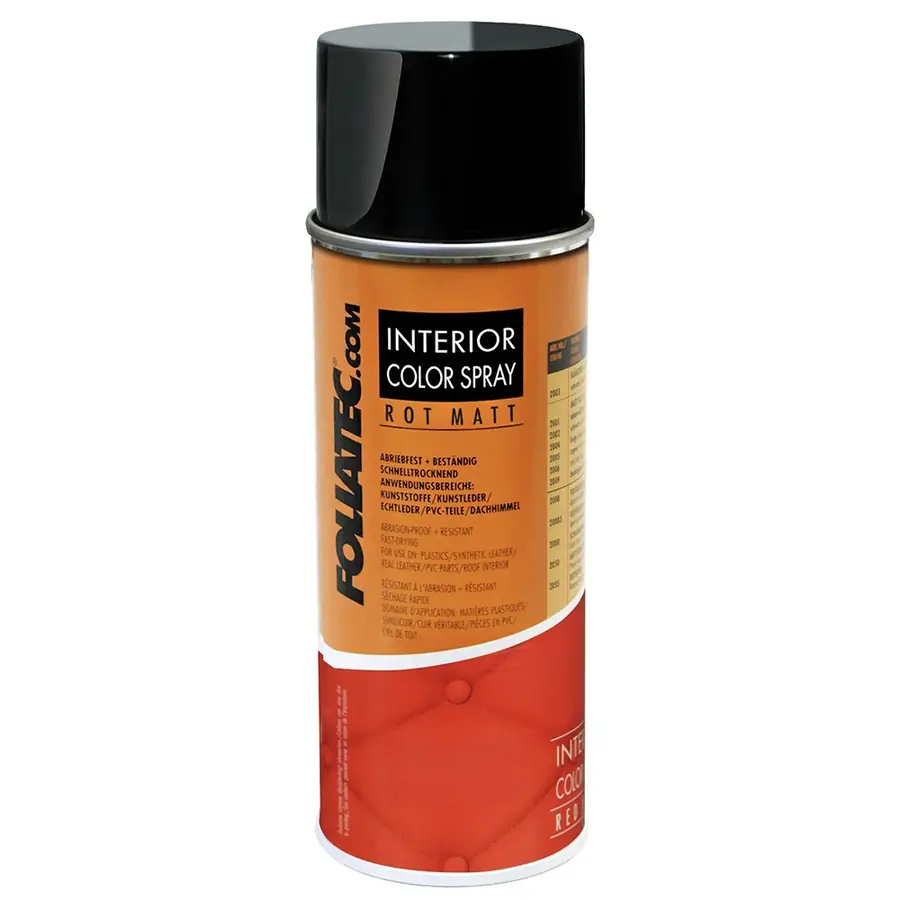 Foliatec Spray Color Para Interior Rojo Mate 400 ml