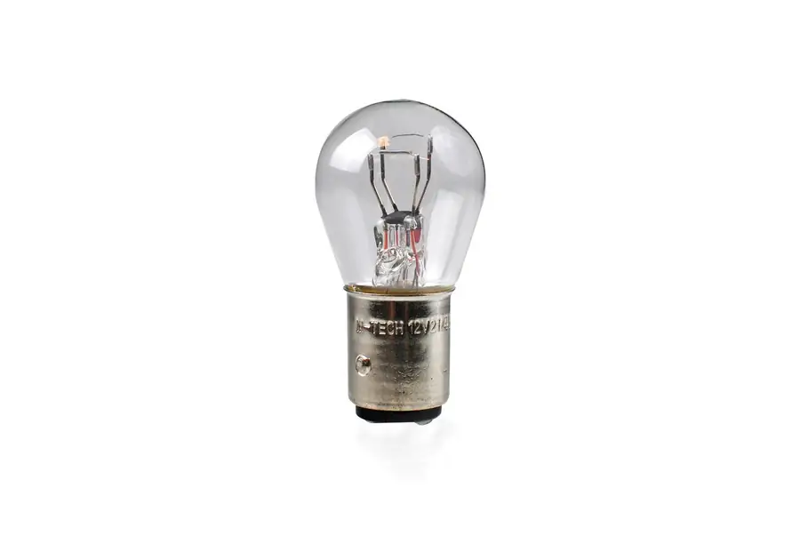 Lámpara M-Tech Baz15D 12V 21/4W Clear | 10 Uds