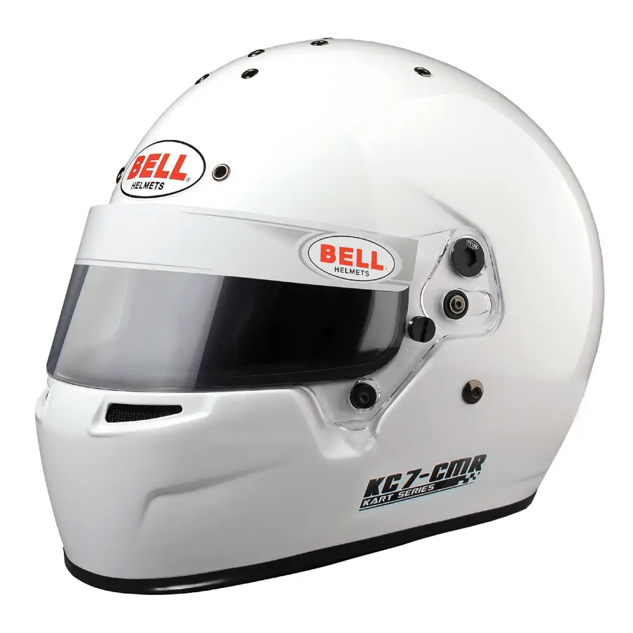 Casco karting Bell KC7-CMR blanco 53(6 5/8) CMR2016