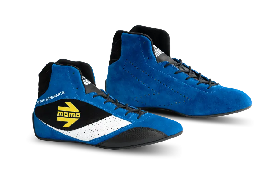 Botines racing MOMO Performance azul 39 FIA