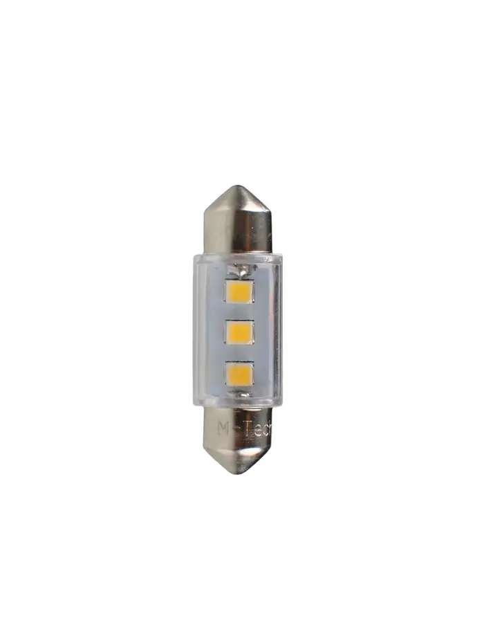 M-Tech Blister 2X LED L090W - C5W 36 mm 3Xsmd2835 Blanco