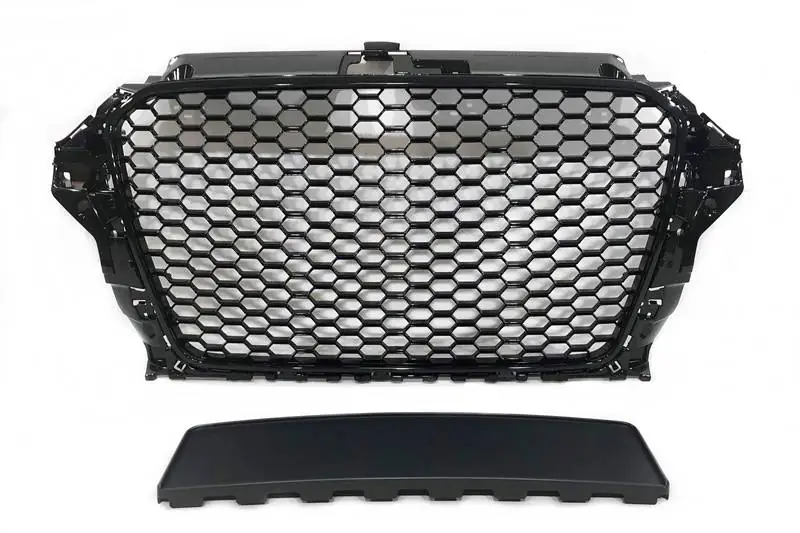 Parrilla Delantera Audi A3 V8 Look RS3 2013-2015 - Plástico ABS