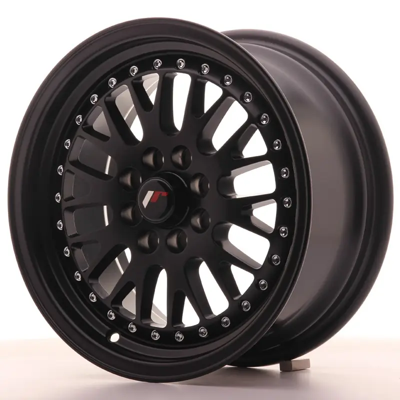 Llantas Japan Racing JR10 Matt Black 15x7 4x100/108 ET30