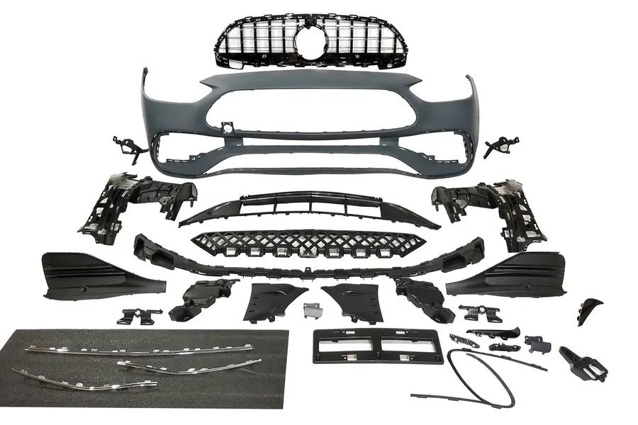 Paragolpes delantero Mercedes W206 Look AMG - Plástico ABS