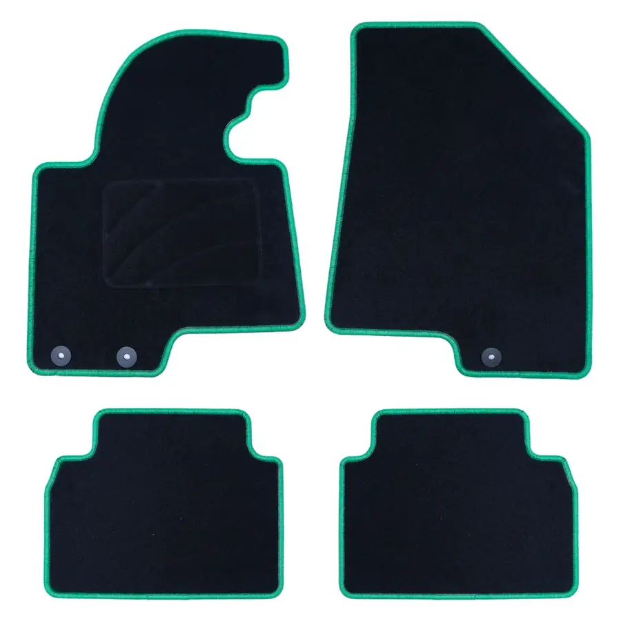 Alfombrilla a medida OCC Design KIA SPORTAGE (2010-2016) 5 PZ VERDE