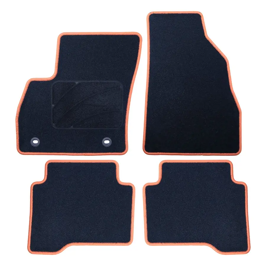 OCC Design Alfombrilla a medida CITROEN NEMO (2008-2019) 5PZ RIBETE AMARILLO