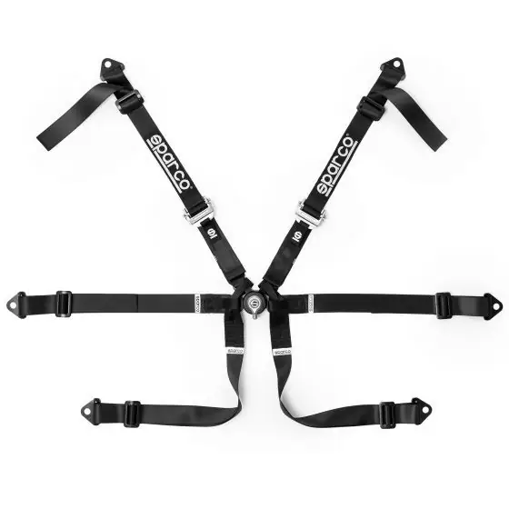 Arnés racing Sparco Arnes Prime F3 negro