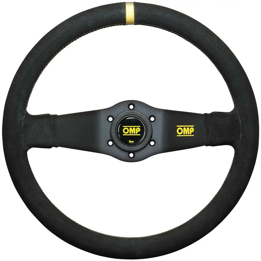 Volante racing OMP rally Ante 350MM negro 2 Brazos