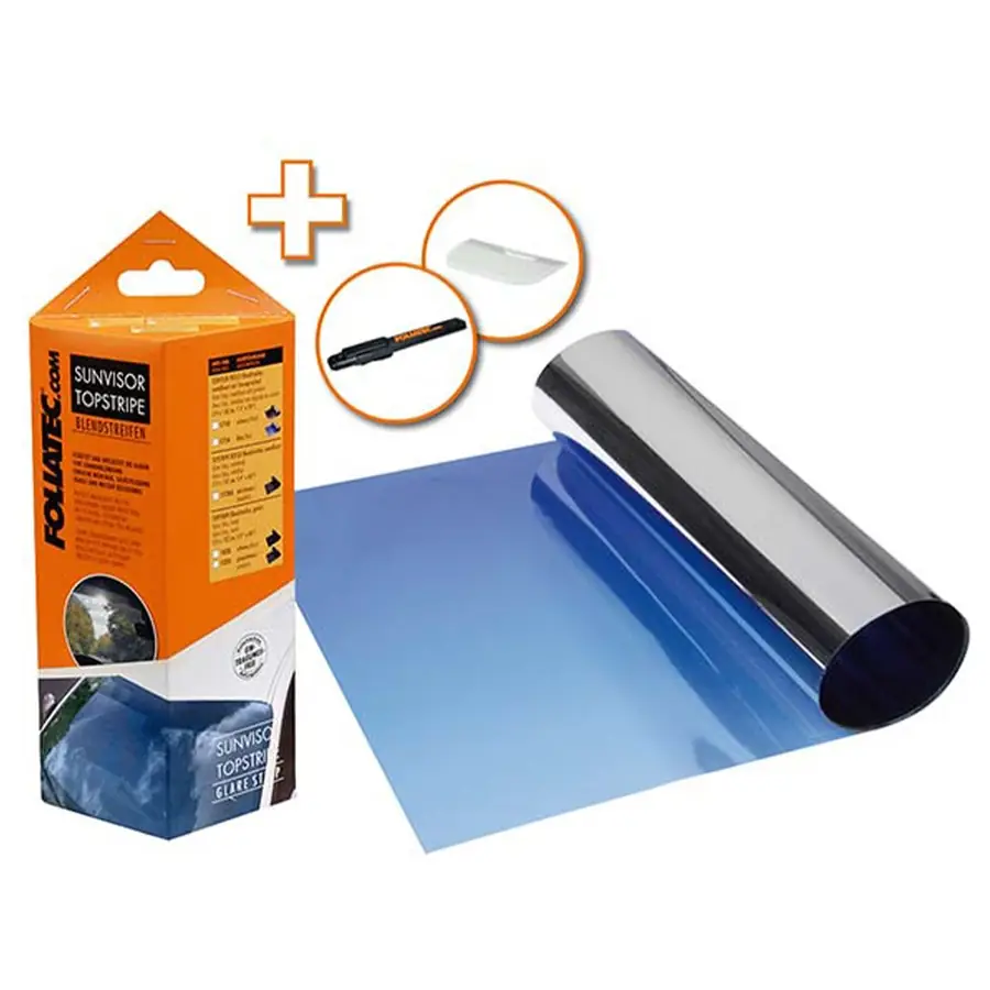 Foliatec Sunvisor Tira Antideslumbramiento Azul 19 X 150 cm