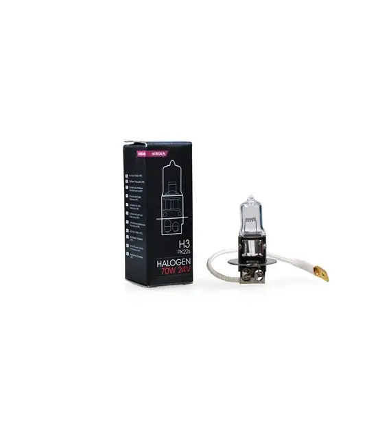 Lámpara Halógena M-Tech Pk22S 24V/70W H3