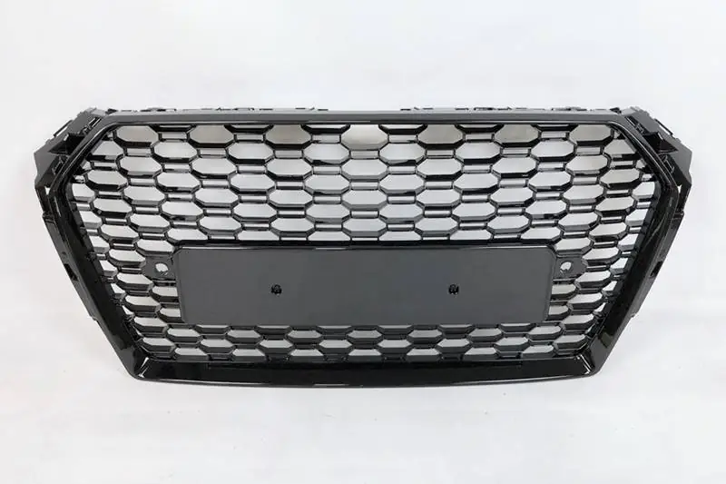 Parrilla Audi A4 Look RS4 B9 2016 Black - Plástico ABS