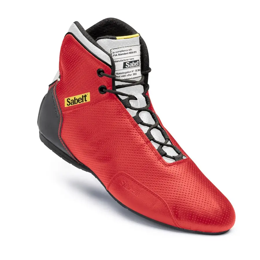 Botines racing Sabelt Hero Pro TB-10.1 FIA 8856-2018 Rojas talla 42