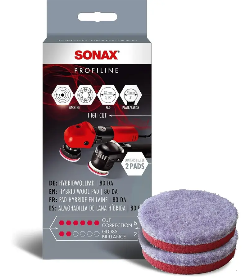 SONAX Almohadilla De Lana Híbrida 80