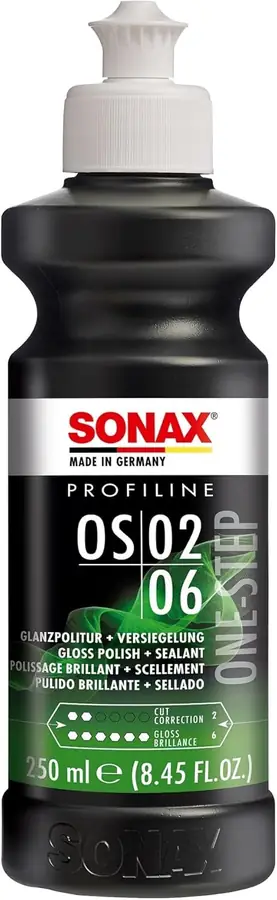 SONAX Profiline Os 02-06 (1L) Abrillantador Todo-En-Uno Con Sellado Rápido