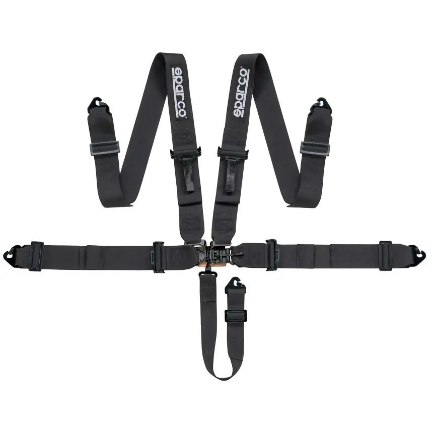 Arnés racing Sparco Arnes SFI 5 Pt LATCH-N-LINK negro