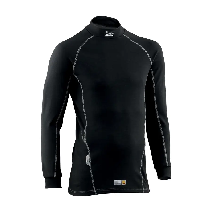 Camiseta interior OMP First FIA 8856-2018 negro talla Niños 8-10 Años