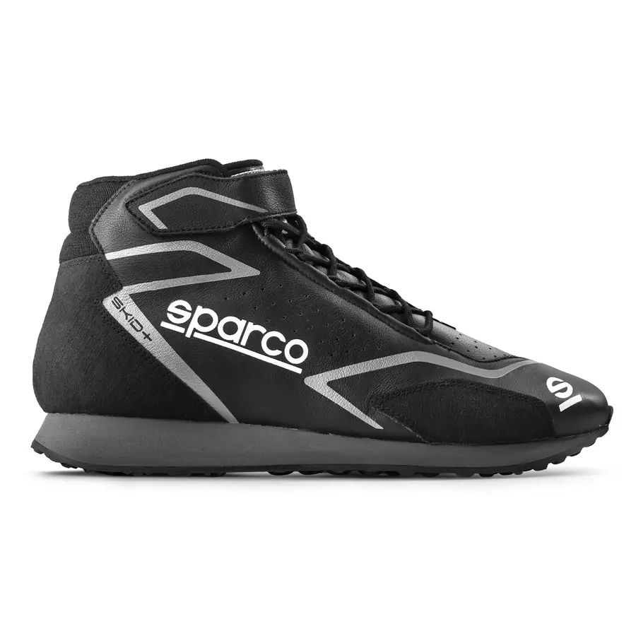 Botines racing Sparco Skid+ T 47 negro/gris