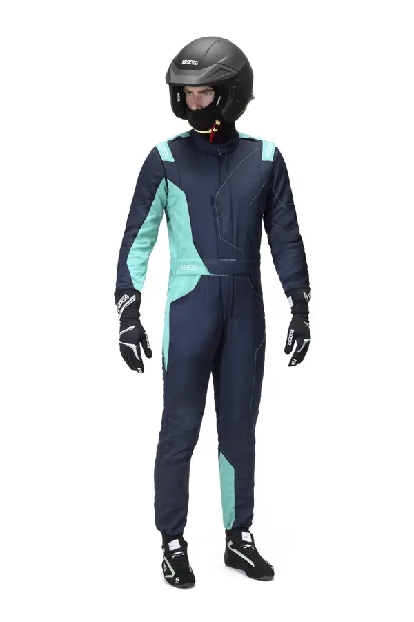 Mono racing Sparco Traje Sprint Advanzed FIA azul/AGUA Marina talla 52