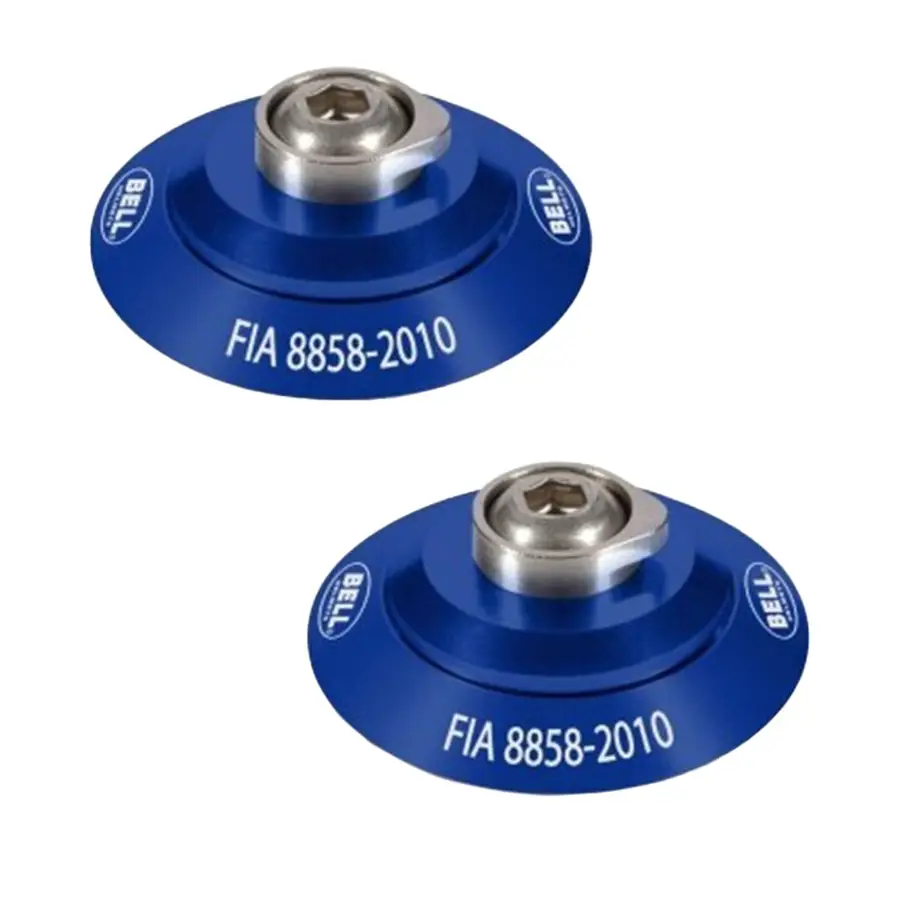 Set de Clips HANS Azules FIA 8858-2010 - Casco Bell