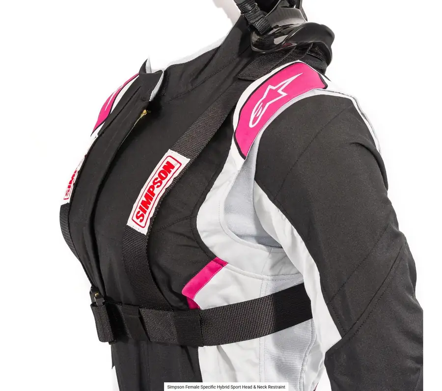 HANS Simpson Hybrid Sport Femenino X-SMALL Anclaje Estandar
