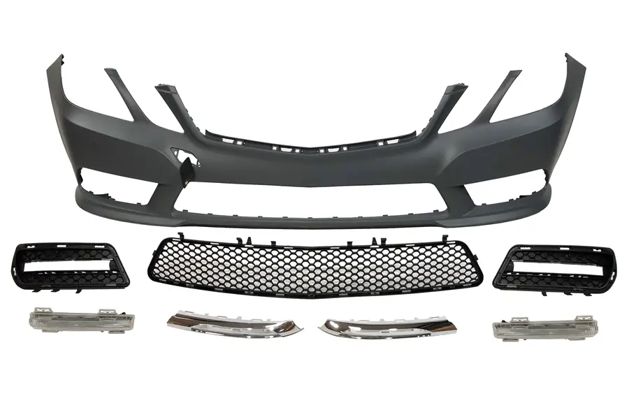 Paragolpes delantero Mercedes W212 2010-2013 2-4P Look AMG ABS - Plástico ABS