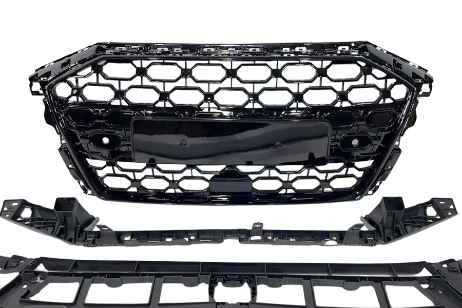 Parrilla Delantera Audi A3 2021+ Look RS3 Black - Plástico ABS
