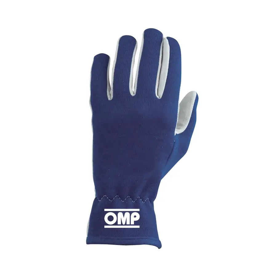 Guantes racing OMP rally azul talla L
